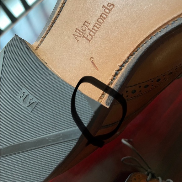 Allen Edmunds Bel Air Cognac Oxford Shoes Size 9.5 D - Picture 13 of 13
